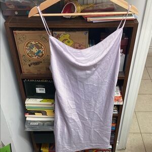 Urban Outfitters Lilac Satin Dress